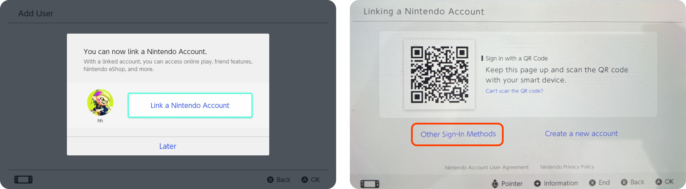 Associate Nintendo Account